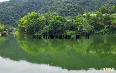 – 运输过程要保证供氧、防应激