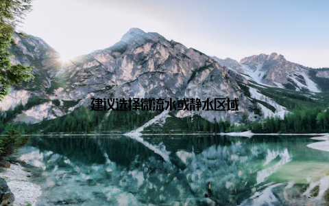 建议选择微流水或静水区域