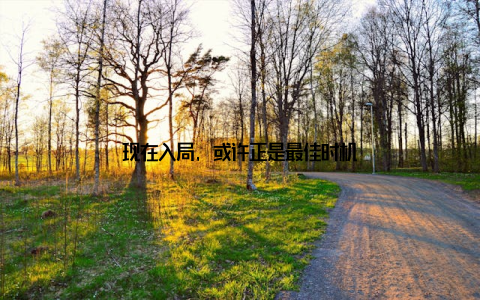 现在入局, 或许正是最佳时机