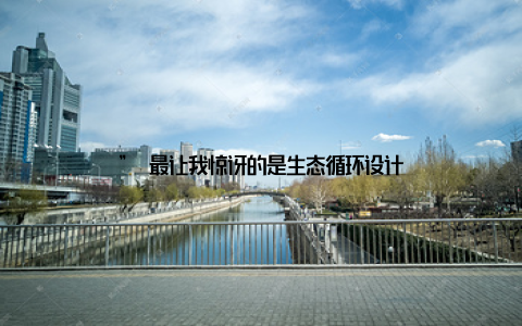 ” 最让我惊讶的是生态循环设计